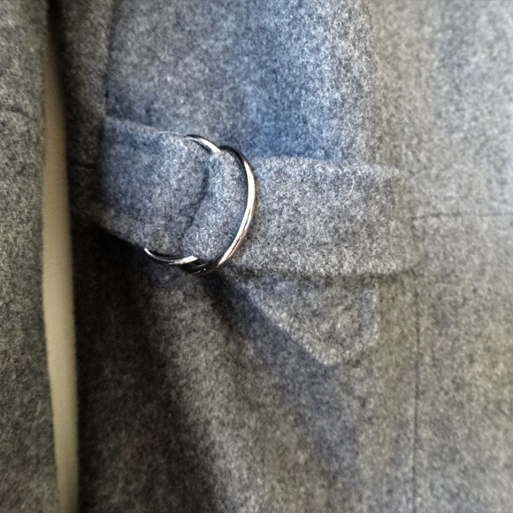 Clearance‼️EXPRESS HOODED ZIP UP WOOL JACKET - Picture 8 of 8